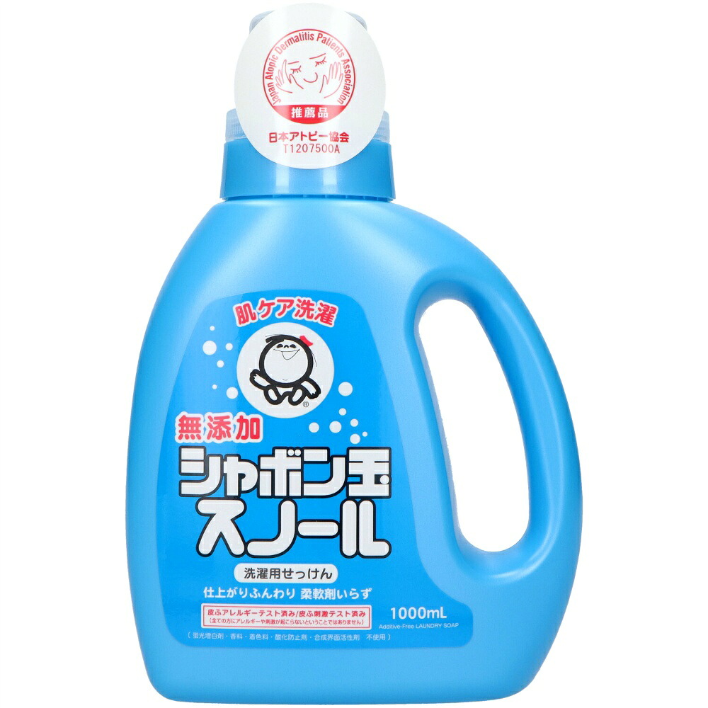 【期間限定!対象商品P2～20倍】 シャボン玉スノール本体１０００ＭＬ × 12点