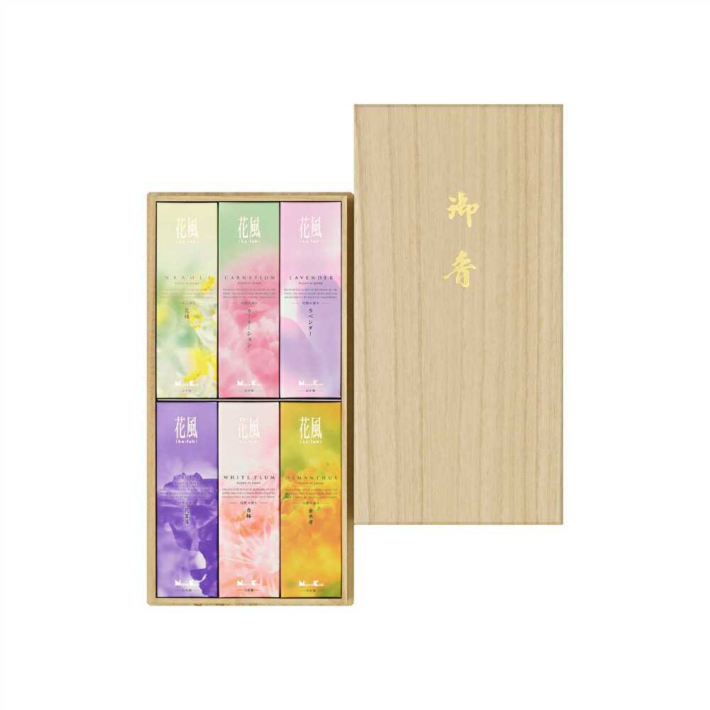 【期間限定!対象商品P2～20倍】 花風　桐箱　六種入 × 20点