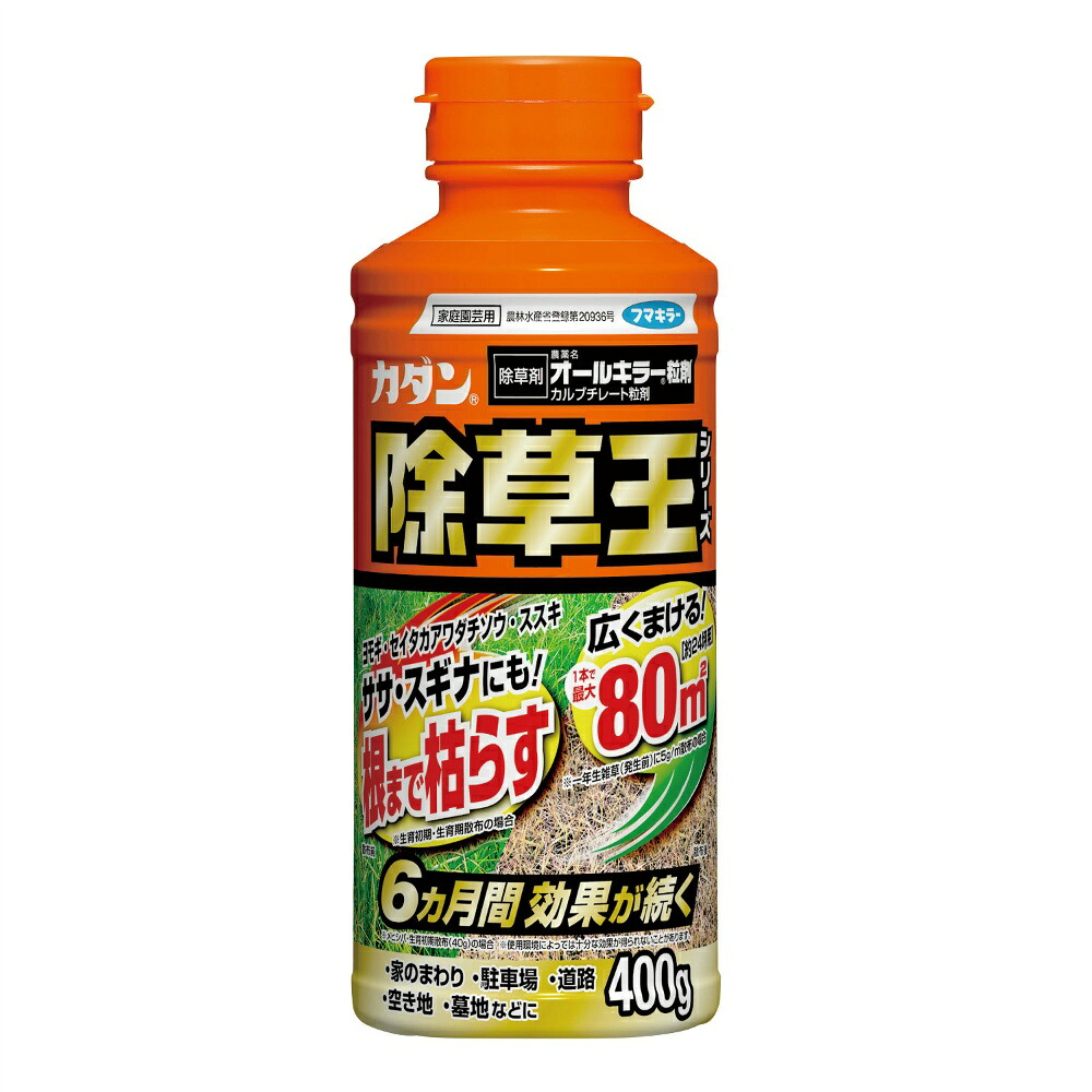 【期間限定!対象商品P2～20倍】 カダン除草王オールキラー粒剤４００ｇ × 30点