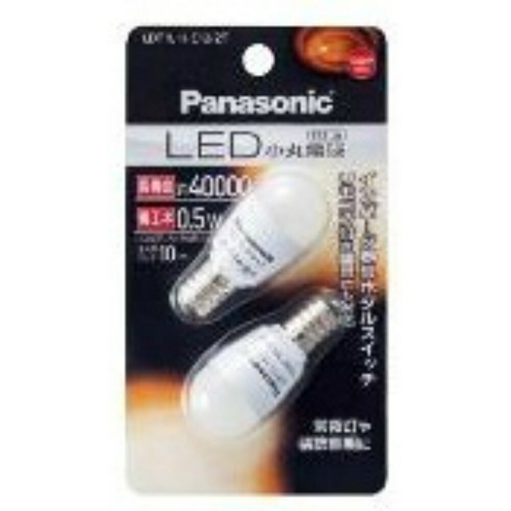 【期間限定!対象商品P2～20倍】 ＬＤＴ１ＬＨＥ１２２Ｔ　ＬＥＤ小丸電球　Ｔ形タイプ　２個パック × 10点