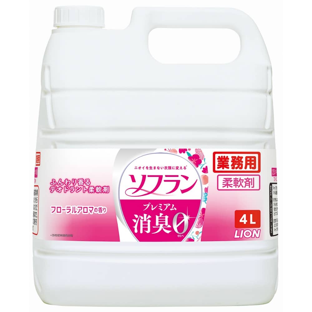 【期間限定!対象商品P2～20倍】 ソフランプレミアム消臭フローラルアロマの香り４Ｌ × 3点