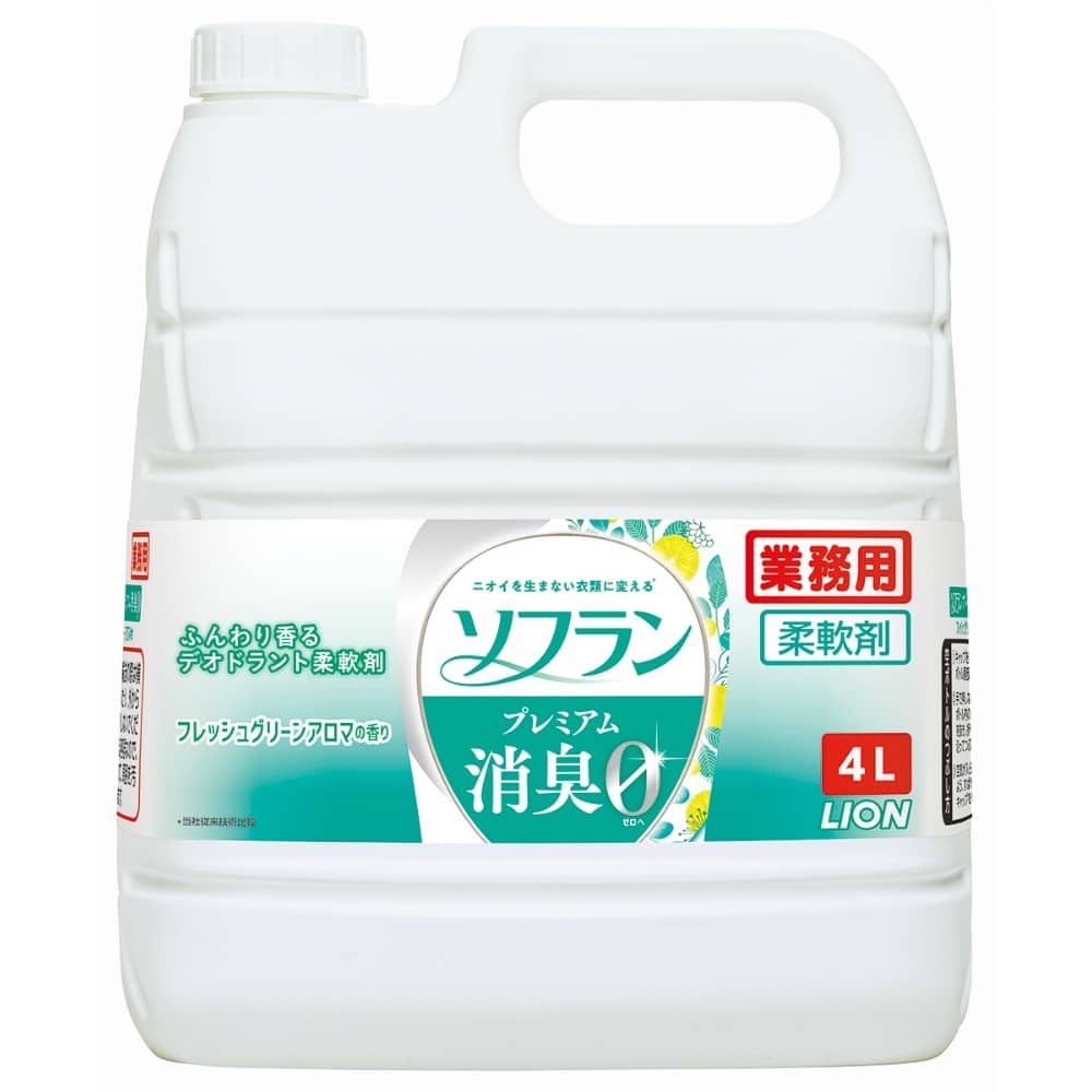 【期間限定!対象商品P2～20倍】 ソフランプレミアム消臭フレッシュグリーンの香り４Ｌ × 3点