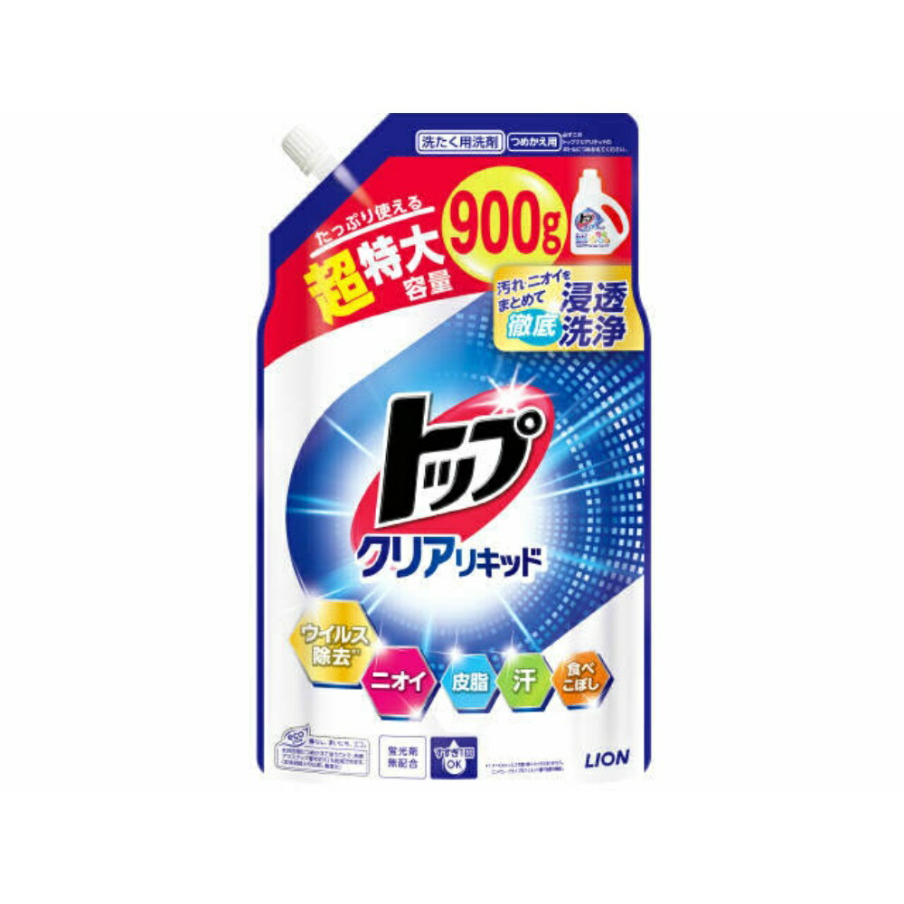 【期間限定!対象商品P2～20倍】 トップ　クリアリキッド　つめかえ用　超特大 × 12点