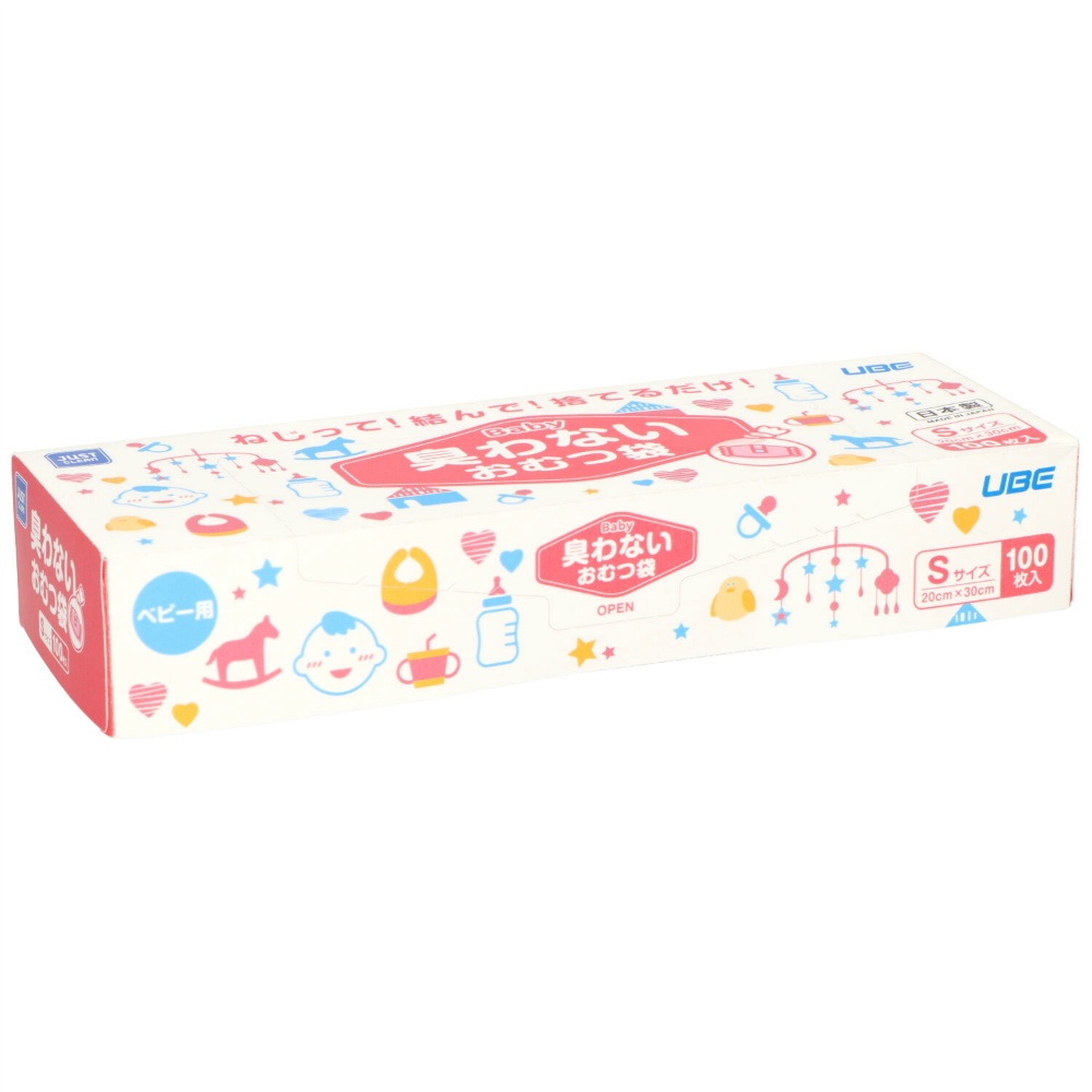 【期間限定!対象商品P2～20倍】 臭わないおむつ袋Ｓ１００枚入 × 30点