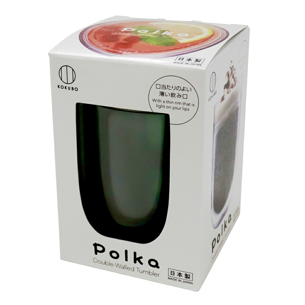 【期間限定!対象商品P2～20倍】 Ｐｏｌｋａ　グラス　グリーン × 36点