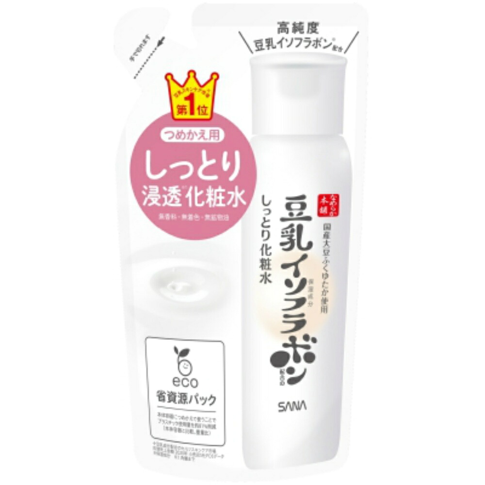 【期間限定!対象商品P2～20倍】 サナ　なめらか本舗　しっとり化粧水　ＮＣ　つめかえ用 × 36点