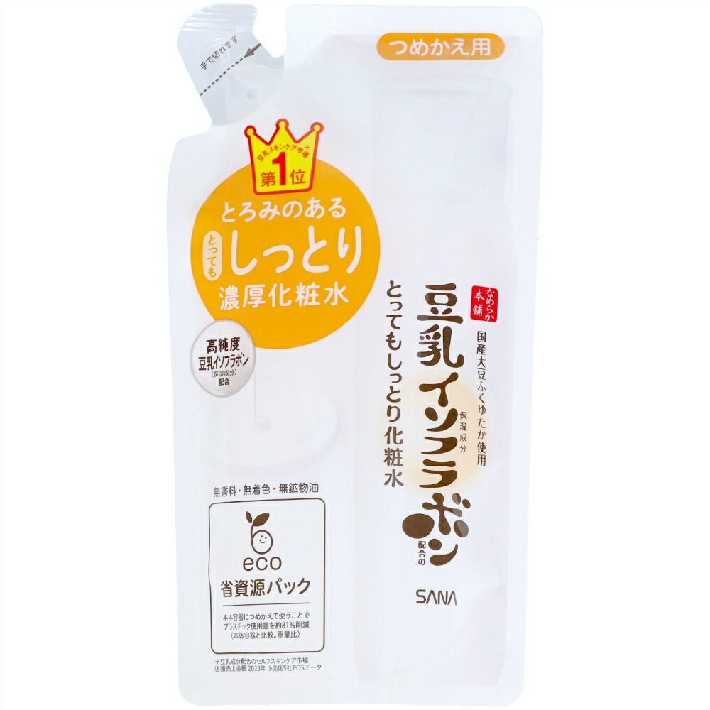 【期間限定!対象商品P2～20倍】 サナ　なめらか本舗　とってもしっとり化粧水　ＮＣ　つめかえ用 × 36点