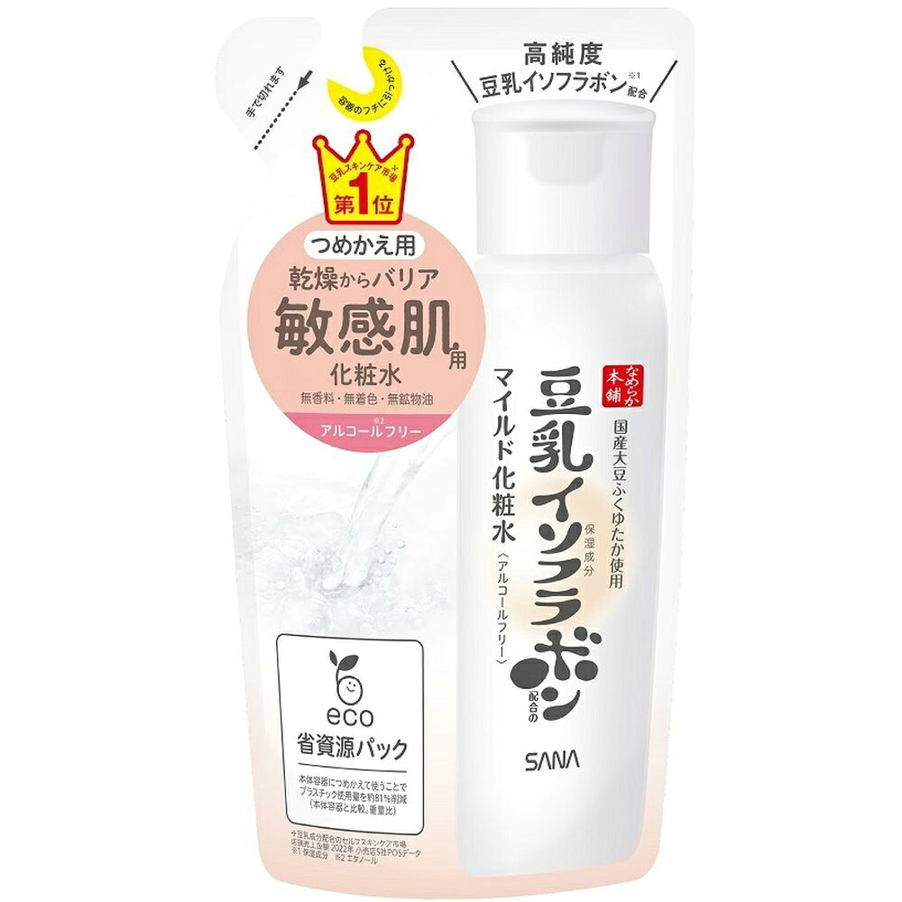 【期間限定!対象商品P2～20倍】 サナ　なめらか本舗　マイルド化粧水　ＮＣ（つめかえ用） × 36点