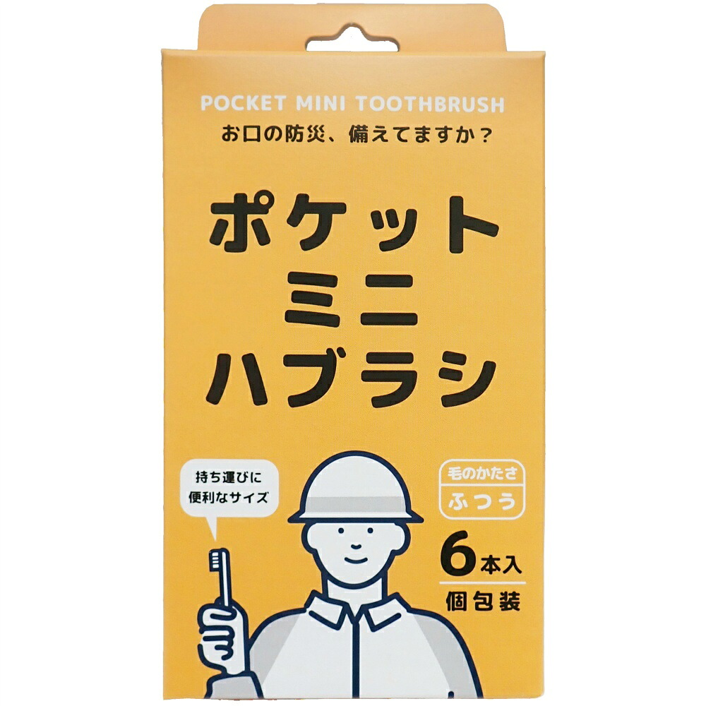 【期間限定!対象商品P2～20倍】 ポケットミニハブラシ × 72点