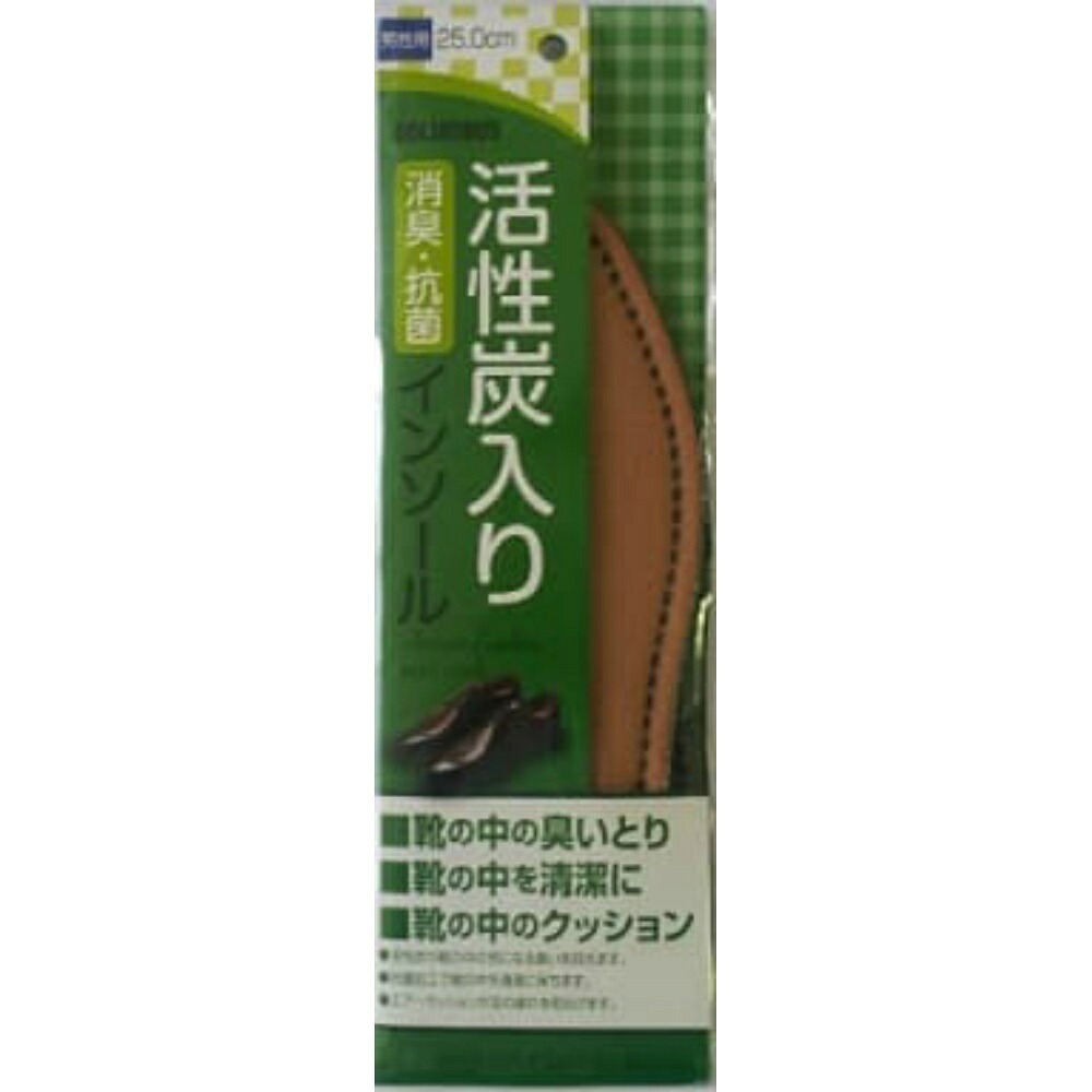 【期間限定!対象商品P2～20倍】 新活性炭男性　２５．０センチ × 120点