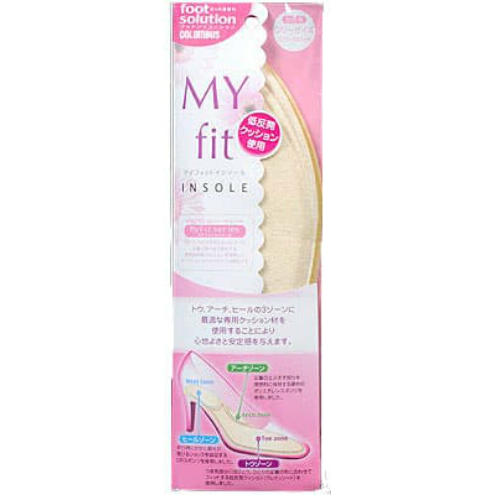 【期間限定!対象商品P2～20倍】 コロンブスMyFitインソール女性ベージュ × 100点