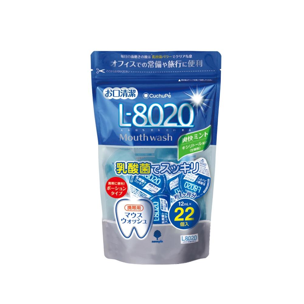 【期間限定!対象商品P2～20倍】 クチュッペＬ－８０２０　爽快ミント　ポーションタイプ　アルコール × 36点 28,417円