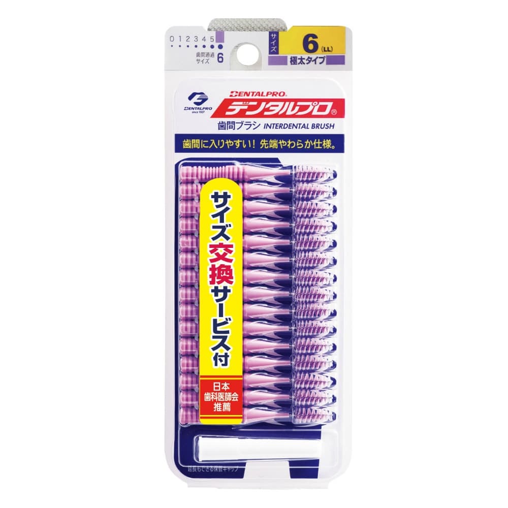 【期間限定!対象商品P2～20倍】 デンタルプロ歯間ブラシ１５Ｐサイズ６ＬＬ × 120点