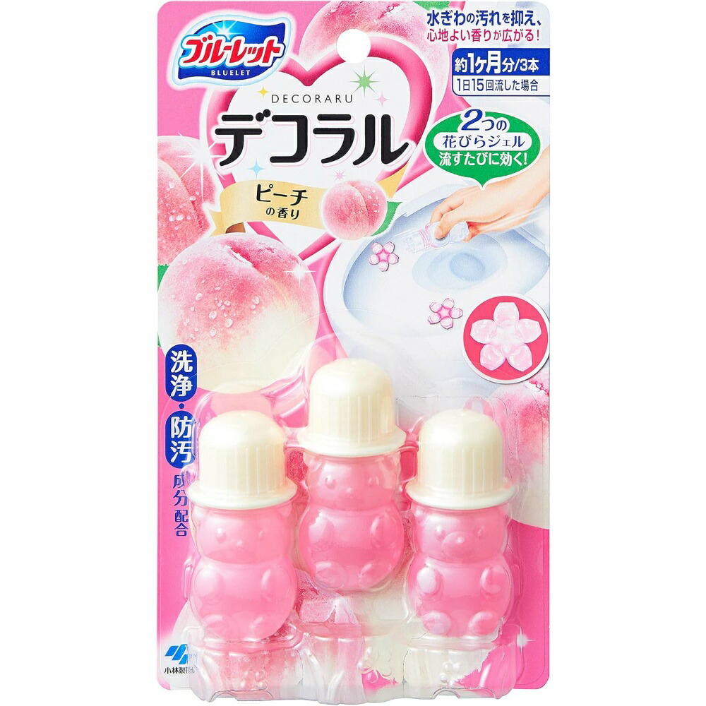 【期間限定!対象商品P2～20倍】 ブルーレットデコラル ピーチの香り × 56点