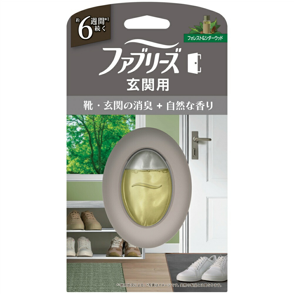 【期間限定!対象商品P2～20倍】 ファブリーズ玄関用消臭剤プレミアムシリーズ消臭＋自然な香りフォレスト＆シダーウッド × 24点 12,247円