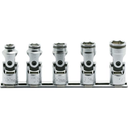 【期間限定!対象商品P2~20倍】 Ko−ken 9.5mm差込 ナットグリップユニバーサルソケットレールセット 5ヶ組 1個|福祉用具のバリューケア