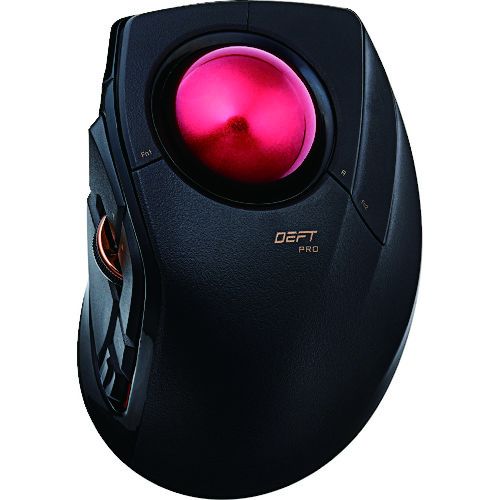 【SS制限事項 38万商いもの以上10%OFF】 ＥＬＥＣＯＭ 二十日鼠 トラックボール「ＤＥＦＴ ＰＲＯ」（人さし指取りまわし手合い） ８名取り草 有線／無線電話／Ｂｌｕｅｔｏｏｔｈ相応う 黒いこと 1個