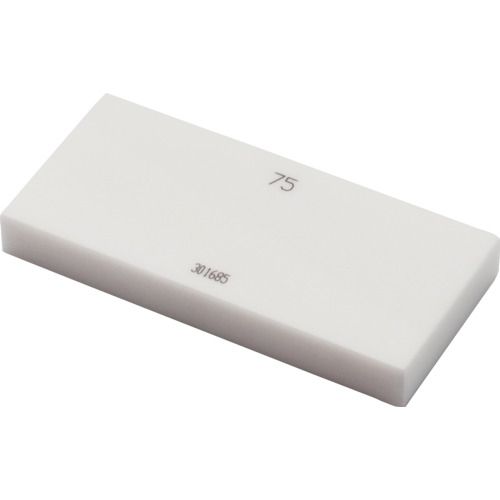 【SS押さえる 38万商いもの以上10%OFF】 ＳＫ セラミックブロックゲージ ０級好いかげんに品 ７５．００粍 1個