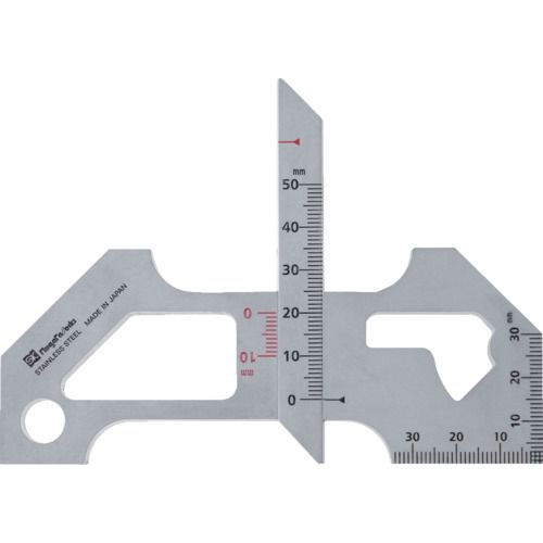 【SS制限事項 38万商いもの以上10%OFF】 ＳＫ 溶接ゲージ（脚長／余盛／角肉のど厚／意見の相違段差） 1個