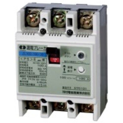 【SS押さえる 38万商いもの以上10%OFF】 河村電器 短絡ブレーカ ＪＩＳ申しあわせ型 ３Ｐ １００Ａ 1台