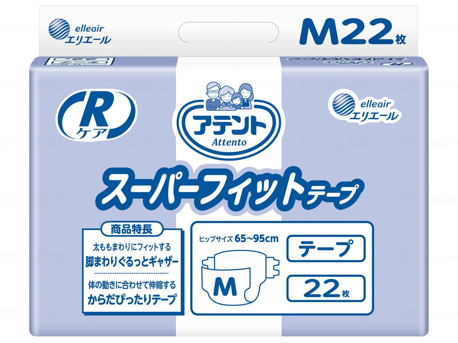 【SS押さえる 38万商いもの以上10%OFF】 大王製紙G RｹｱｽｰﾊﾟｰﾌｨｯﾄﾃｰﾌﾟM22枚 ｹｰｽ M