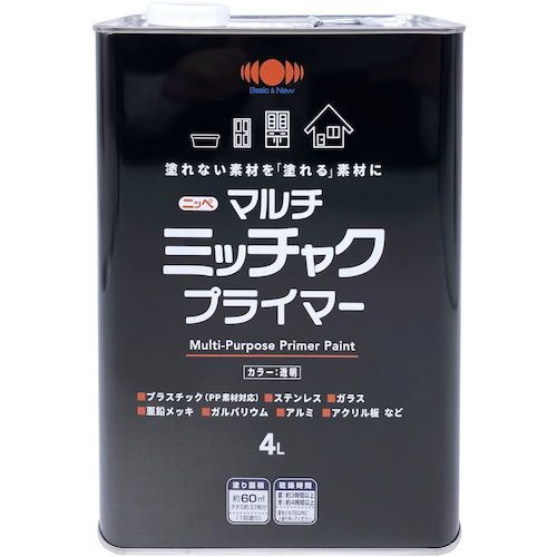 【期間限定!対象商品P2～20倍】 ニッぺ　マルチミッチャクプライマー　４Ｌ 1個