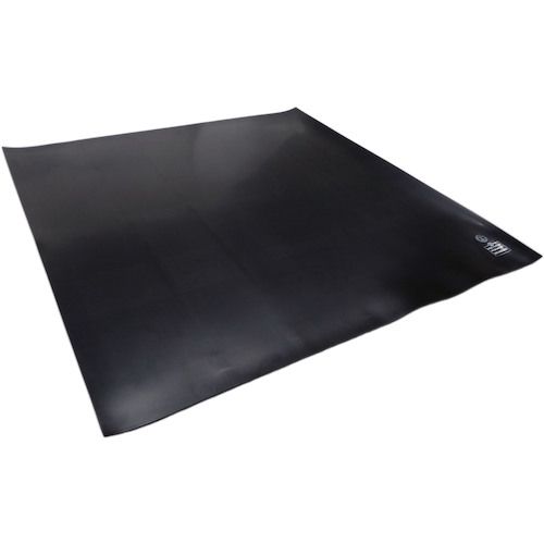 【期間限定!対象商品P2～20倍】 ワタベ 耐電用ゴムマット３ｔ（黒／平） ７ｋＶ以下用 １ｍ×１ｍ 1枚
