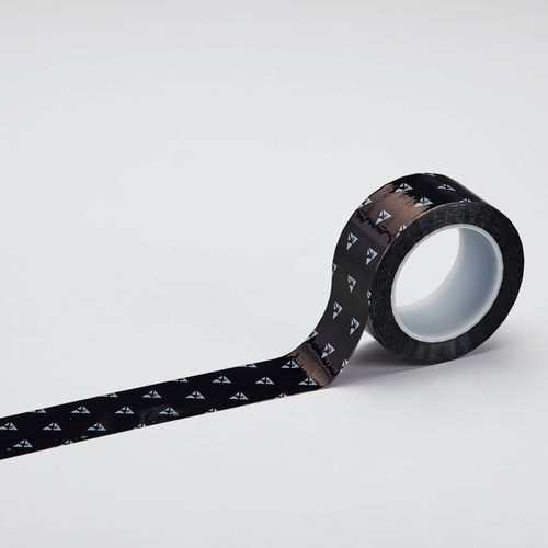 【期間限定!対象商品P2～20倍】 緑十字　クリーンルーム用ラインテープ　黒　５０ｍｍ幅×３３ｍ　帯電防止タイプ 1巻