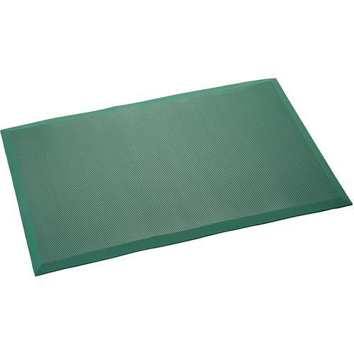 【期間限定!対象商品P2～20倍】 緑十字　疲労軽減マット（制電・抗菌タイプ）　緑　６００×９００ｍｍ 1枚