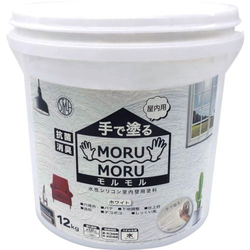 【継続期間制限事項!客体商いものP2～20倍】 ニッぺ 室内かべ用絵の具 ＳＴＹＬＥ ＭＯＲＵＭＯＲＵ 屋内用 １２ｋｇ 1個 花・ガーデン・DIY-塗装用品-塗料缶・ペンキ