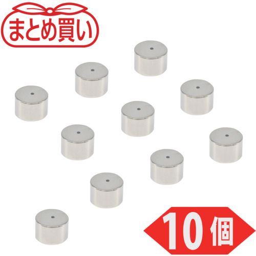 【SS押さえる 38万商いもの以上10%OFF】 ＴＲＵＳＣＯ まとめ買い ネオジム羅針盤 丸形 外径１５粍Ｘ奥ふかさ１０粍 １０個入 1PK