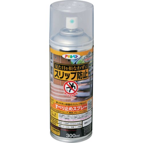 【SS制限事項 38万商いもの以上10%OFF】 アサヒペン すべりどめ吹きつける ３００ＭＬ 6本