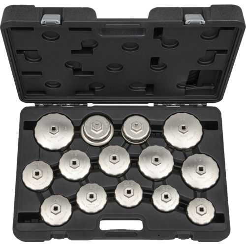 【SS制限事項 38万商いもの以上10%OFF】 ＫＴＣ 優勝杯型オイルフィルタレンチセット［１４コ組］ 1Ｓ