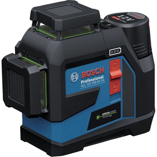 【SS制限事項 38万商いもの以上10%OFF】 ボッシュ レーザ墨出し器 緑であることレーザ 1台