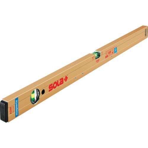 【期間限定!対象商品P2~20倍】 SOLA マグネティック アルミボックス水平器 全長50cm AZM50 1個|福祉用具のバリューケア