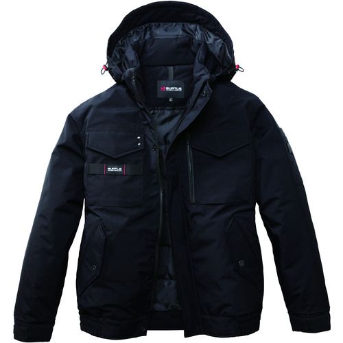 【SS制限事項 38万商いもの以上10%OFF】 ＢＵＲＴＬＥ 防寒上衣 ５０６０－３５－ＸＬ 黒いこと 1着