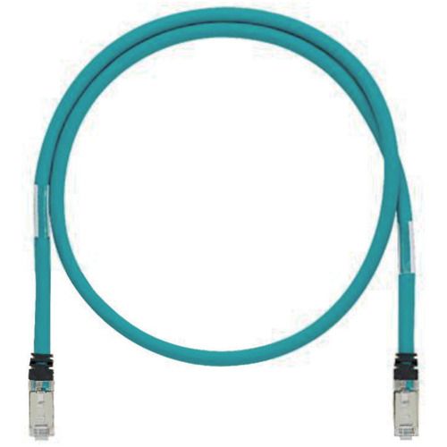 【SS押さえる 38万商いもの以上10%OFF】 ＰＡＮＤＵＩＴ ＣＡＴ５Ｅ 高響動めき相応う実業用ＬＡＮ有線テレビ 緑青 ０．３ｍ 10本