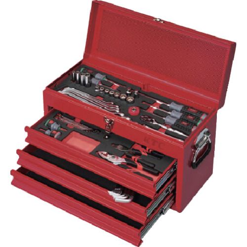 【SS制限事項 38万商いもの以上10%OFF】 ＫＴＣ 手道具仕掛ける チェストタイプ ５０点 赤いこと 1Ｓ