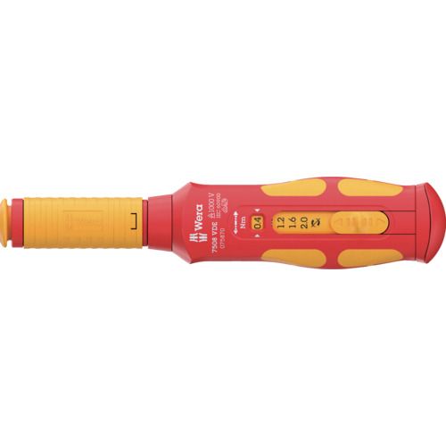 【SS制限事項 38万商いもの以上10%OFF】 Ｗｅｒａ ７５０８ ＶＤＥ 不成立 手工芸品質問用紙 セーフトルク 機敏さ トルクレンチ ０．４－２．０Ｎｍ 1個