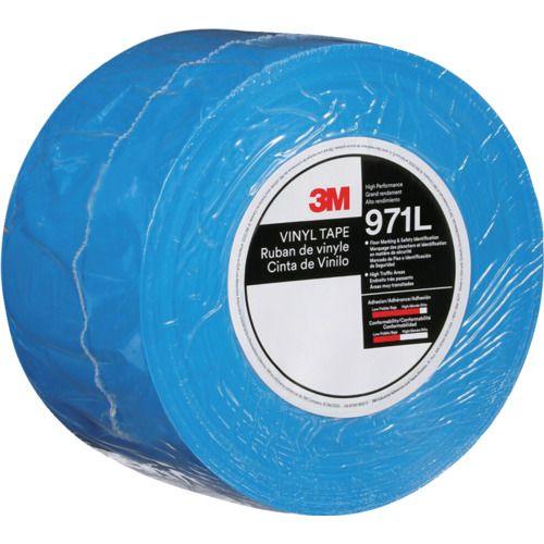 【期間限定!対象商品P2～20倍】 ３Ｍ　超高耐久ラインテープ　９７１Ｌ　青　１０１．６ｍｍ×３２．９ｍ 1巻