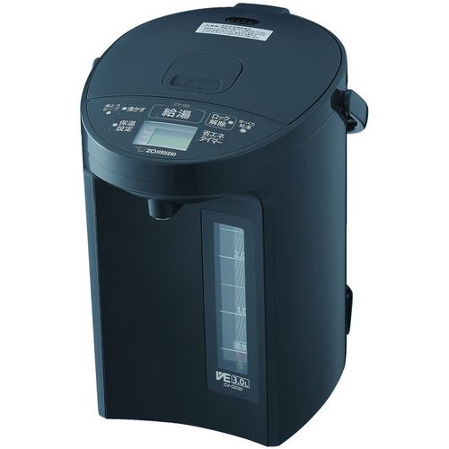 【SS制限事項 38万商いもの以上10%OFF】 ＺＯＪＩＲＵＳＨＩ 明かりポット ３．０Ｌ ホンブルグ帽黒いこと 1本