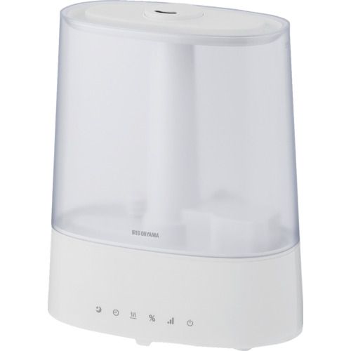 【期間限定!対象商品P2～20倍】 ＩＲＩＳ １１２８９９ 上給水超音波ハイブリッド加湿器 ホワイト 1台