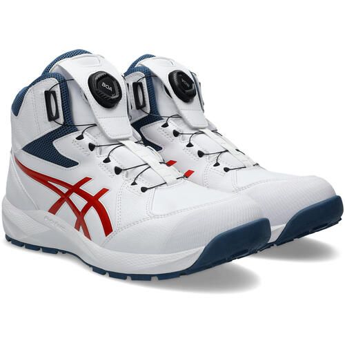 【期間限定!対象商品P2~20倍】 ASICS WINJOB CP314 BOA ホワイト×チェリートマト 26.0 1足|福祉用具のバリューケア