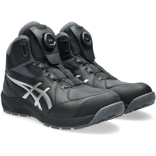 【期間限定!対象商品P2～20倍】 ＡＳＩＣＳ　ＷＩＮＪＯＢ　ＣＰ３１４　ＢＯＡ　ブラック&times;ピュアシルバー　２８．５ 1足｜福祉用具のバリューケア