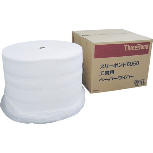 【SS制限事項 38万商いもの以上10%OFF】 ＴＨＲＥＥＢＯＮＤ 産業用ペーパーワイパー・ペーパーウエス 一巻き手合い １６９ｍ（５８０とり捨てる） ミシン目入り口・入口（６９５０ＡＤ） 1巻