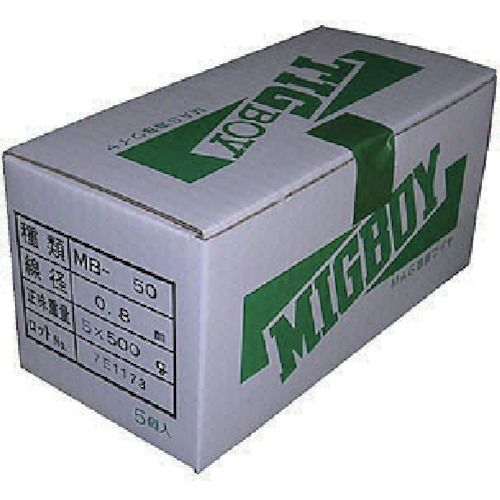 【SS制限事項 38万商いもの以上10%OFF】 ＤＡＩＨＥＮ ミグ男の子用溶接鉄条ＭＢ－５０ φ０．８ （５００ｇ×５巻入） 1箱