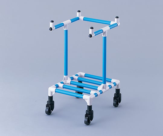 【SS制限事項 38万商いもの以上10%OFF】 ゴミ手押し車 384×453×722粍 青色1台