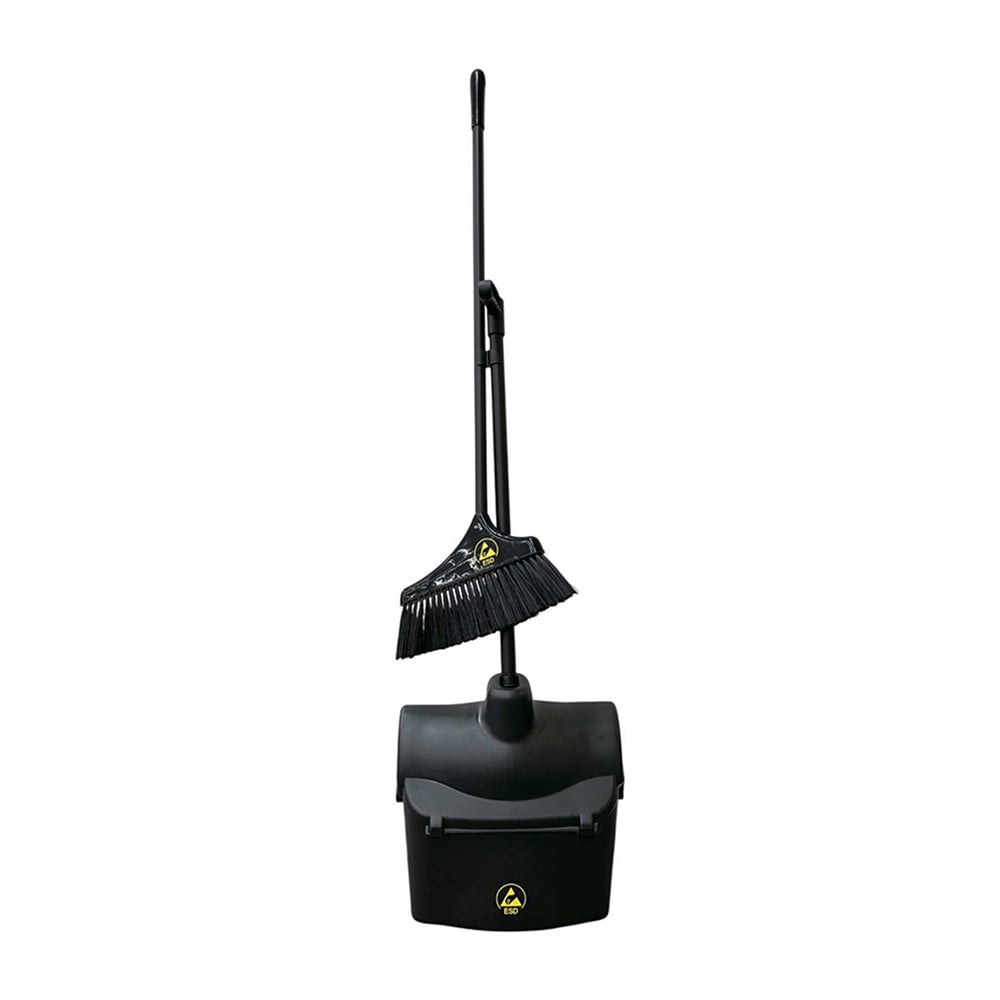 【期間限定!対象商品P2～20倍】 帯電防止ホウキ・ちり取りセット　E242-10-A11セット