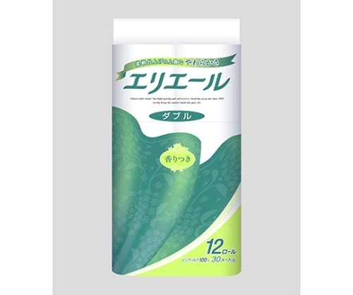 【期間限定!対象商品P2～20倍】 エリエールトイレットティシュー12R（ダブル）1ケース（12ロール×6パック入）　208233021ケース(12ロール×6パック入)
