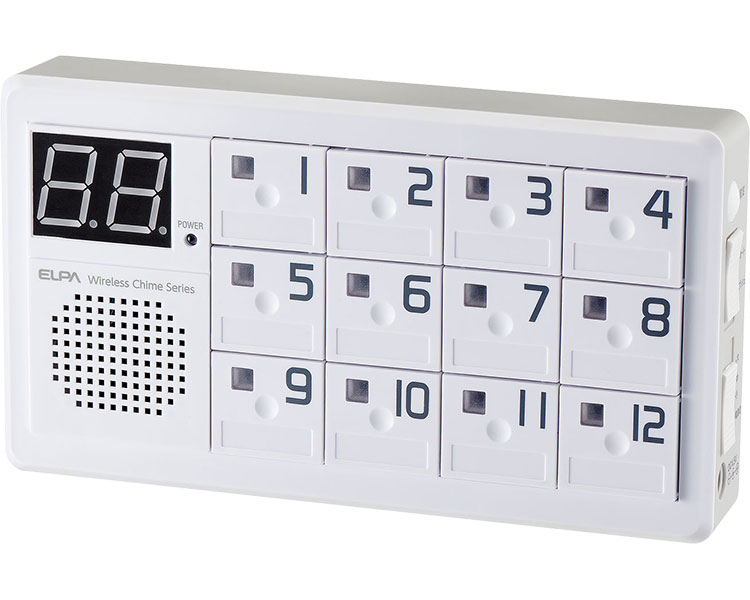 【期間限定!対象商品P2～20倍】 ワイヤレスチャイム　12CH受信器 / EWS-P70 1個